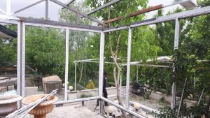 پروژه آقای نباتی پوشش استخر 4فصل